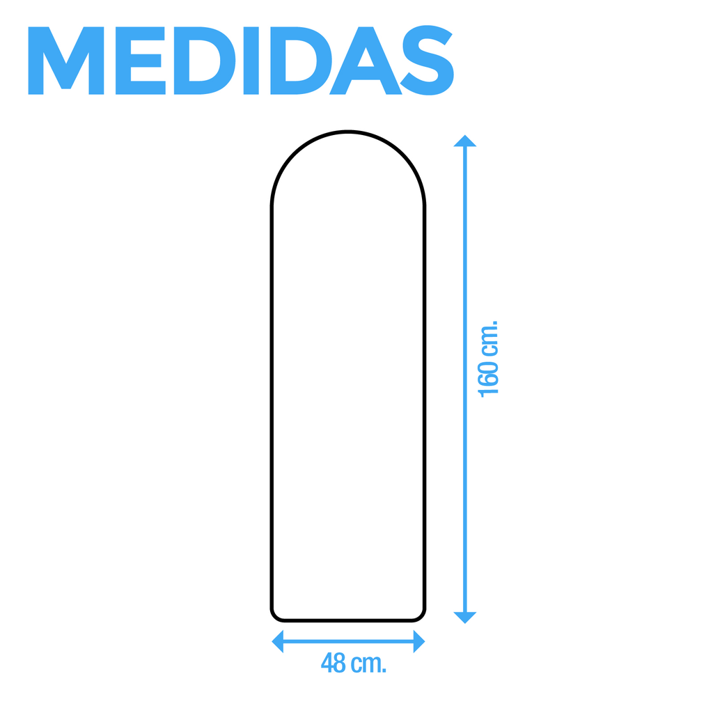 Espejo De Piso Cuerpo Completo Grande Moderno Arqueado Onof