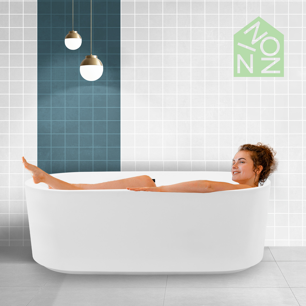 Tina De Baño Individual Moderna Ninon Home De Lujo Ovalada