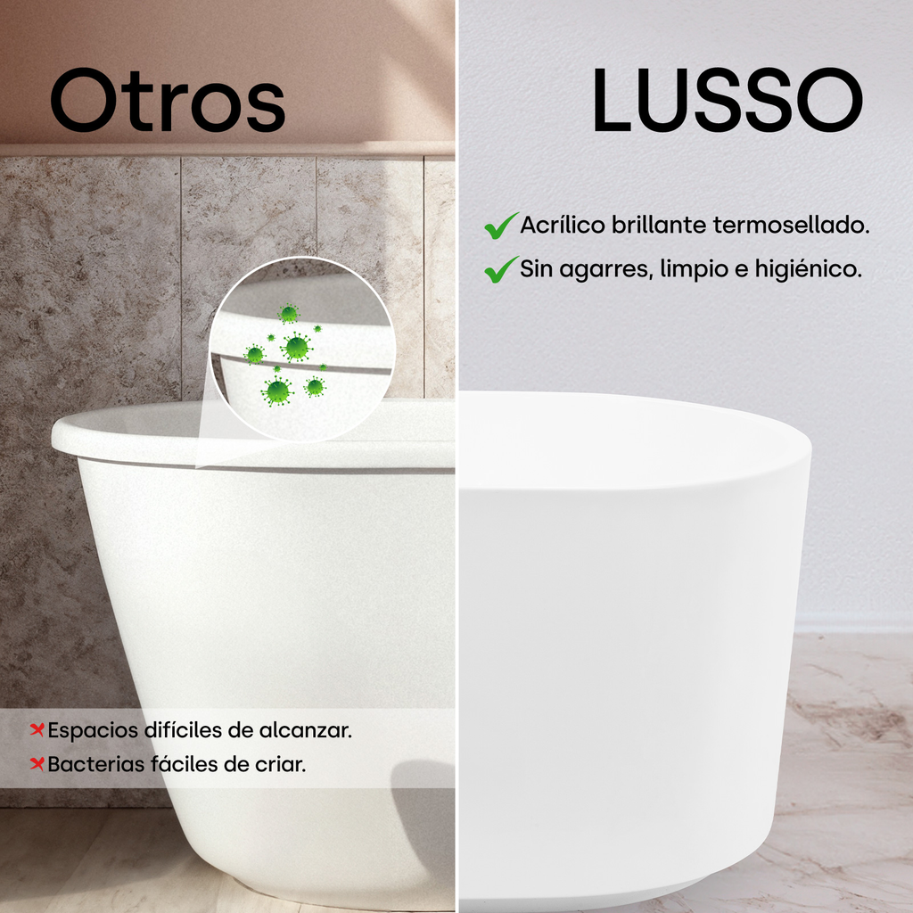 Tina De Baño Individual Moderna Ninon Home De Lujo Ovalada