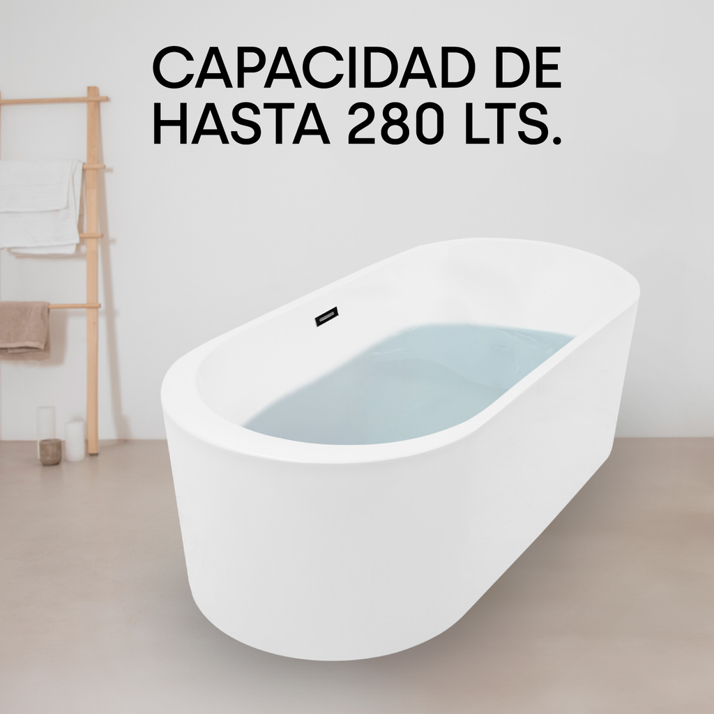 Tina De Baño Individual Moderna Ninon Home De Lujo Ovalada