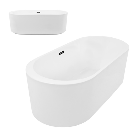 Tina De Baño Individual Moderna Ninon Home De Lujo Ovalada