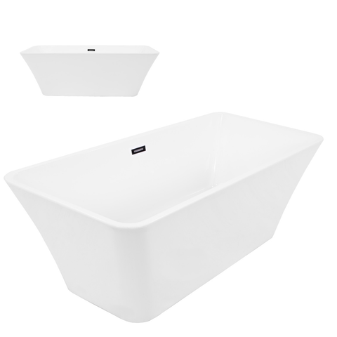 Tina De Baño Minimalista De Lujo Rectangular Ninon Home