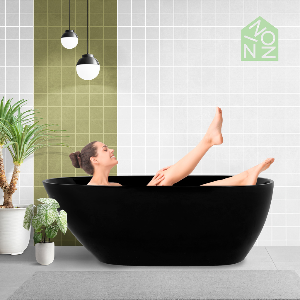 Tina De Baño De Lujo Ovalada Moderna Minimalista Ninon Home