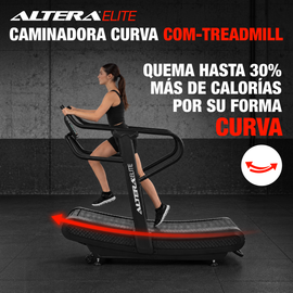 Caminadora Curva Mecanica Profesional Resistencia Gimnasio