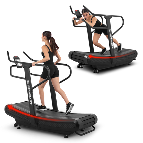 Caminadora Curva Mecanica Profesional Resistencia Gimnasio