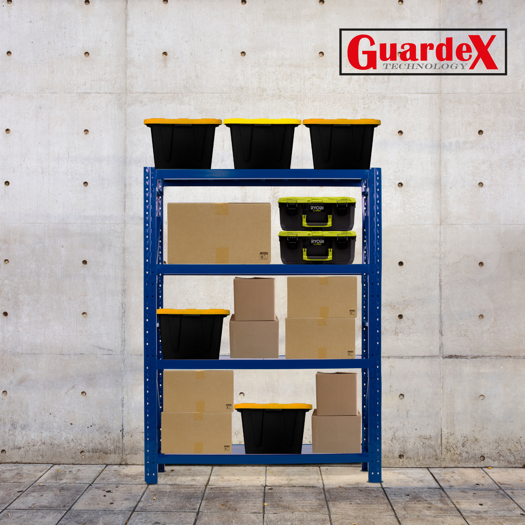 Etics Guardex Rack Estante Guardex De Acero 4 Niveles Anaquel Ajustable