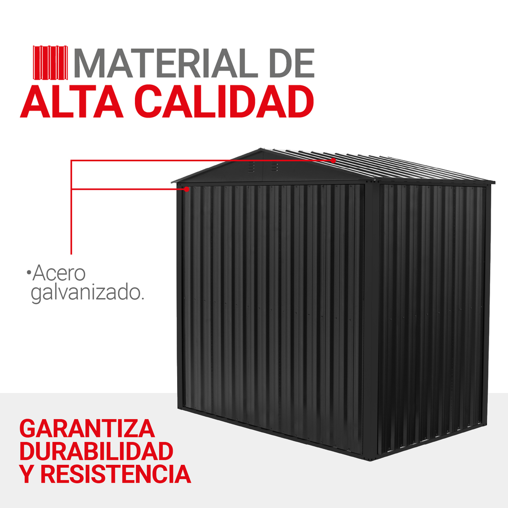 Bodega Almacenamiento Casa Cobertizo Para Exterior De Acero