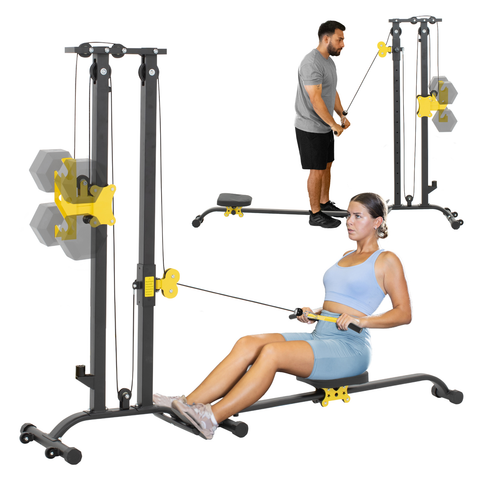 Remadora Para Ejercicio Altera Maquina Remo Plegable Cardio