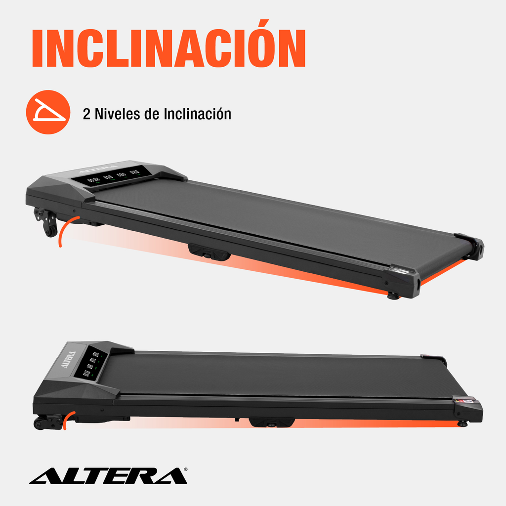 Caminadora Electrica Altera Portatil Walking Pad Inclinación