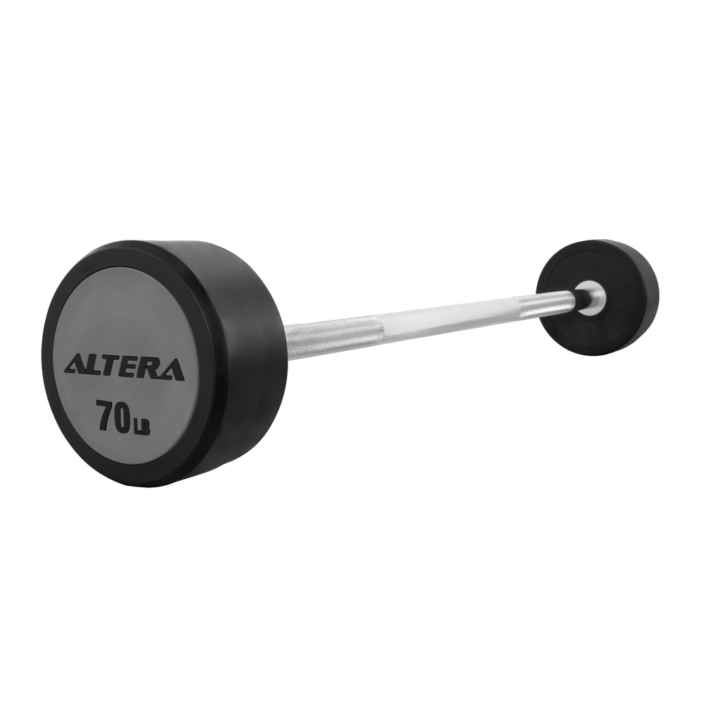 Barra Recta Peso Fijo 70lb Integrado Gimnasio Entrenamiento