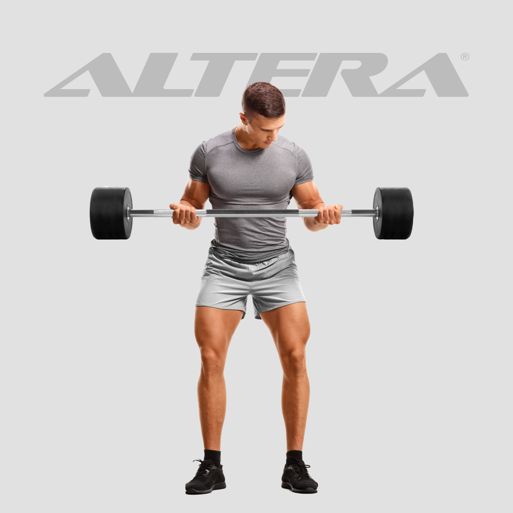 Barra Recta Peso Fijo 70lb Integrado Gimnasio Entrenamiento