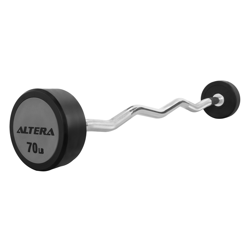 Barra Z Peso Integrado 70lb Fijo Entrenamiento Crossfit