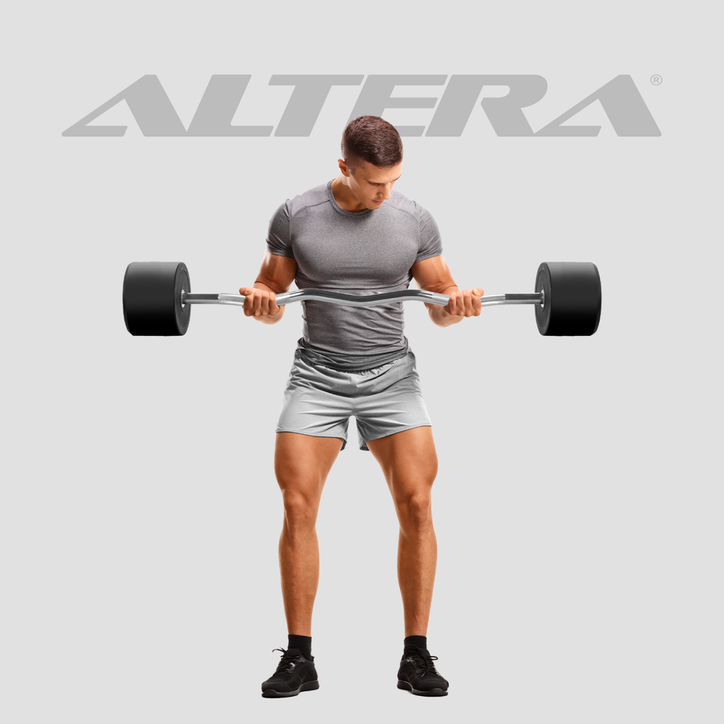 Barra Z Peso Integrado 70lb Fijo Entrenamiento Crossfit