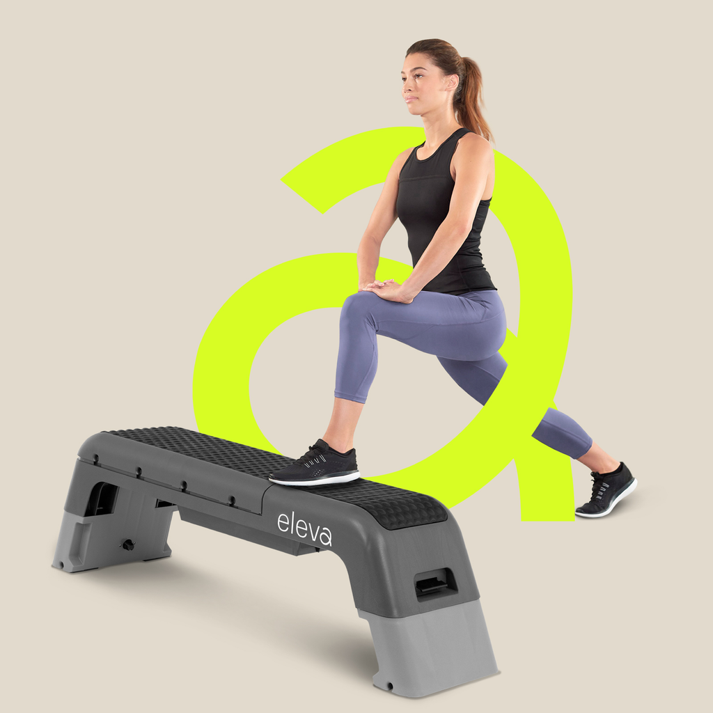 eleva Banco Multiposiciones Fitness Step Aerobicos 3 Niveles