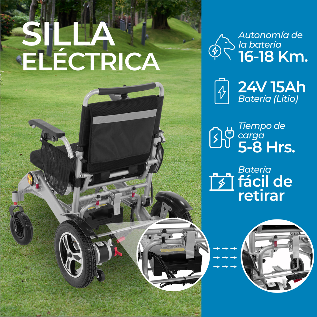 Silla De Ruedas Electrica Todo Terreno Bateria De Litio Onof