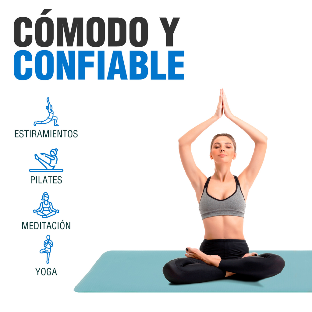 Tapete Yoga Grueso 15 Mm Fitness Altera Nbr Antiderrapante