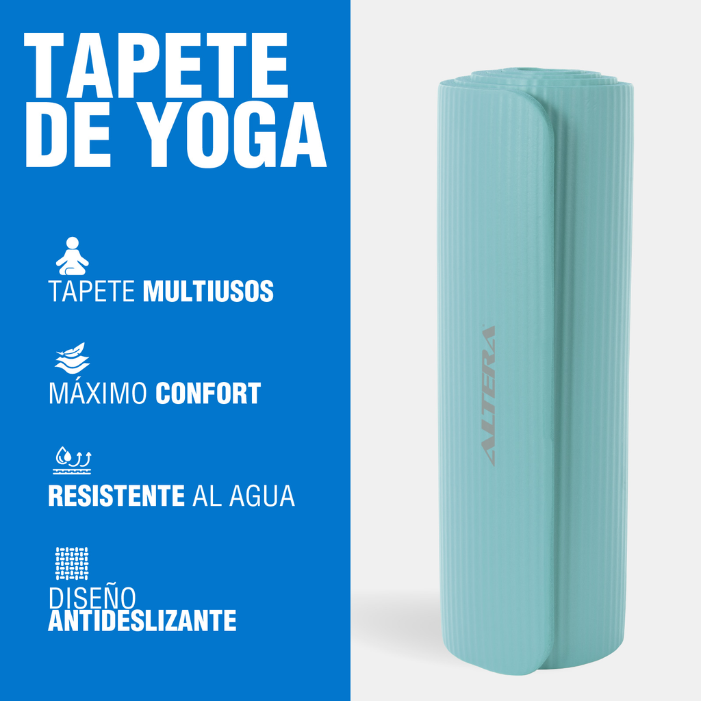 Tapete Yoga Grueso 15 Mm Fitness Altera Nbr Antiderrapante