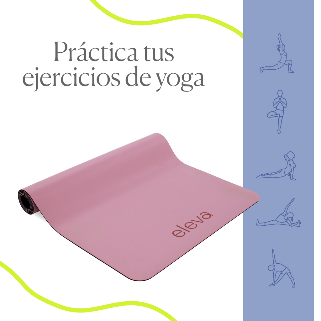 Tapete Para Hacer Ejercicio Eleva Yoga Premium Pilates