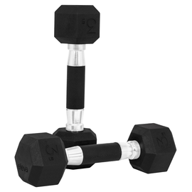 Mancuernas Hexagonales Set 3lbs Eleva Premium Gym Pvc 2pzs