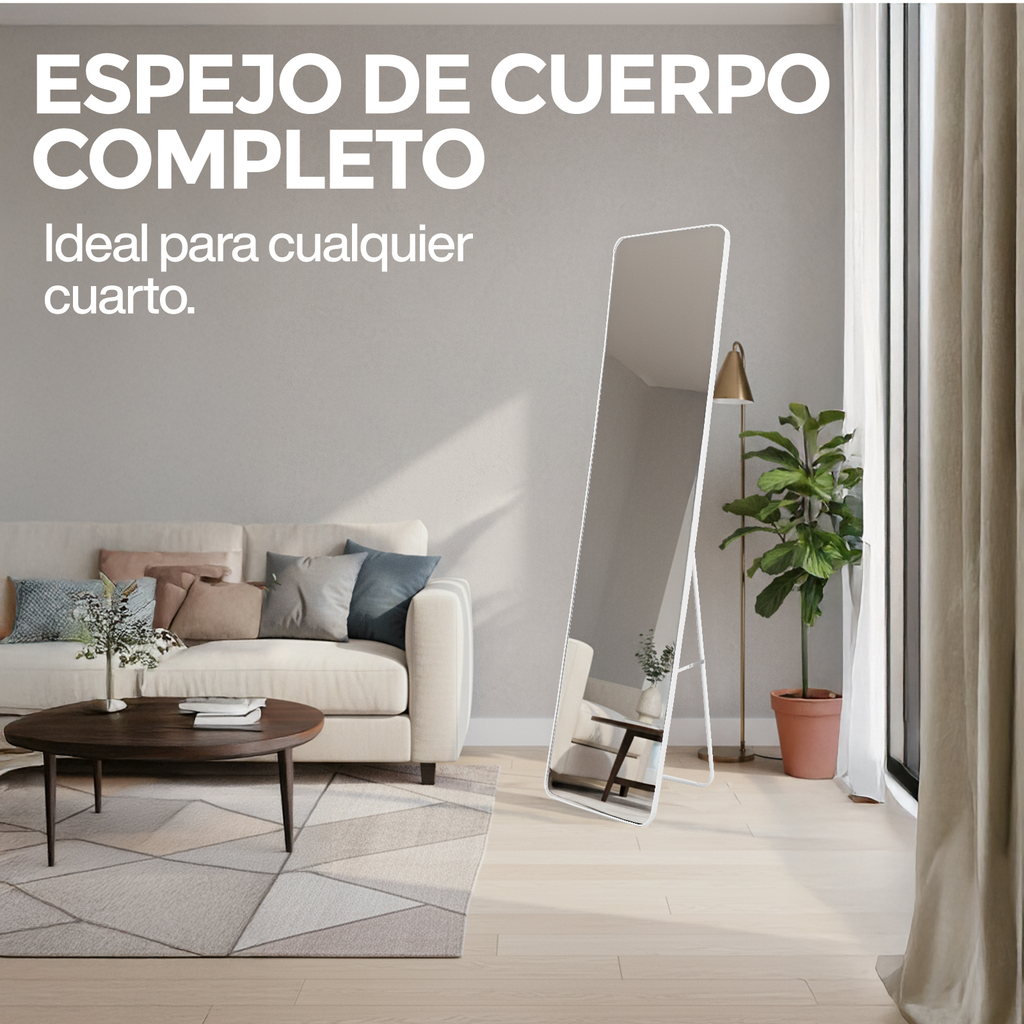 Espejo Cuerpo Completo Onof Marco Grande Moderno Rectangular