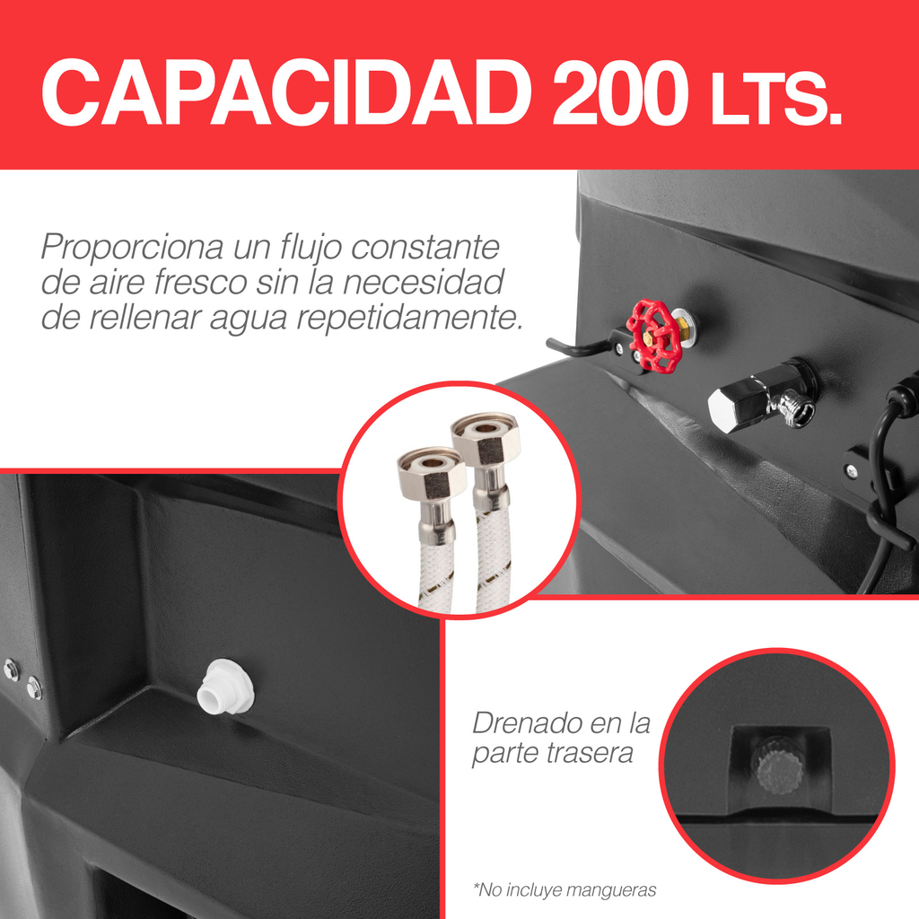 Enfriador De Aire Industrial Stuka Aire Lavado Evaporativo