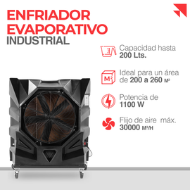 Enfriador De Aire Industrial Stuka Aire Lavado Evaporativo