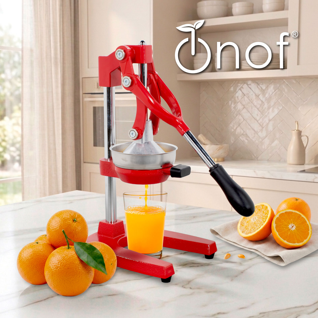 Exprimidor de Naranjas Citricos Manual Palanca Uso Rudo Onof
