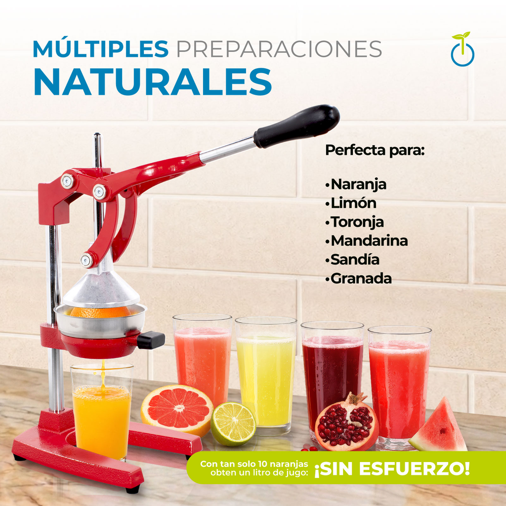 Exprimidor de Naranjas Citricos Manual Palanca Uso Rudo Onof
