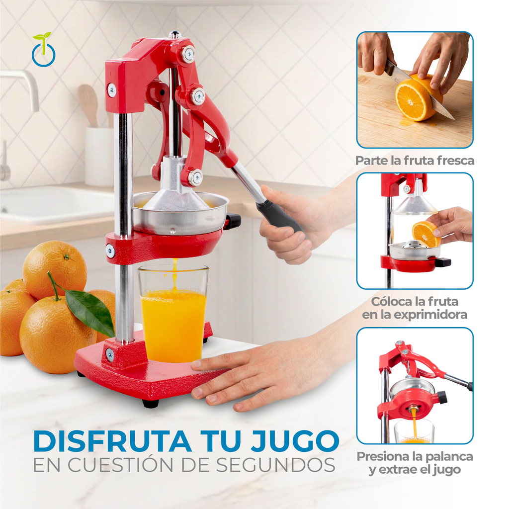 Exprimidor de Naranjas Citricos Manual Palanca Uso Rudo Onof