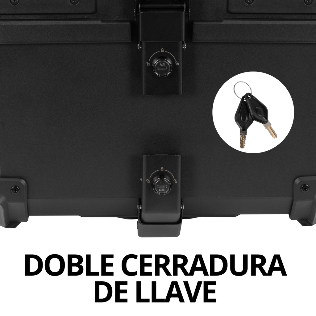 Caja Trasera Para Moto Onof Maletero 45l Abs Baul Resistente