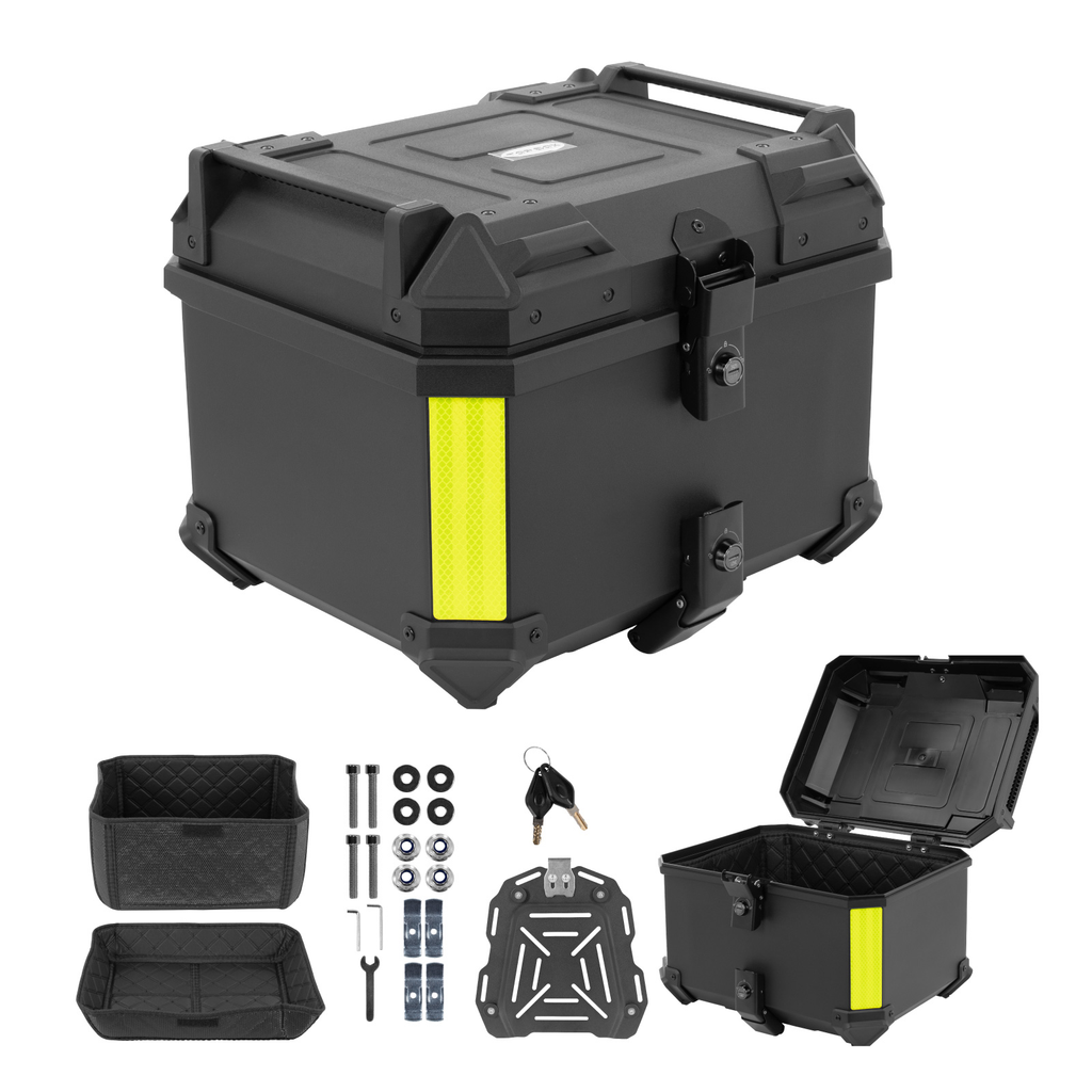 Caja Trasera Para Moto Onof Maletero 45l Abs Baul Resistente