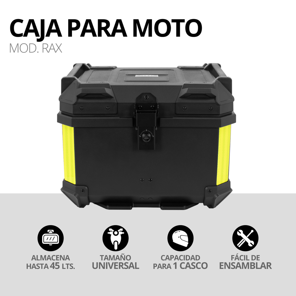 Caja Para Moto Maletero Abs Onof 45l Impermeable Resistente