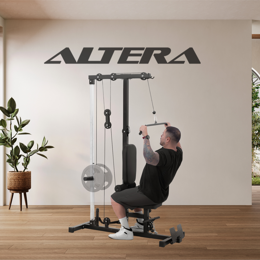 Multifuncional Gym Altera Maquina Para Piernas Con Polea