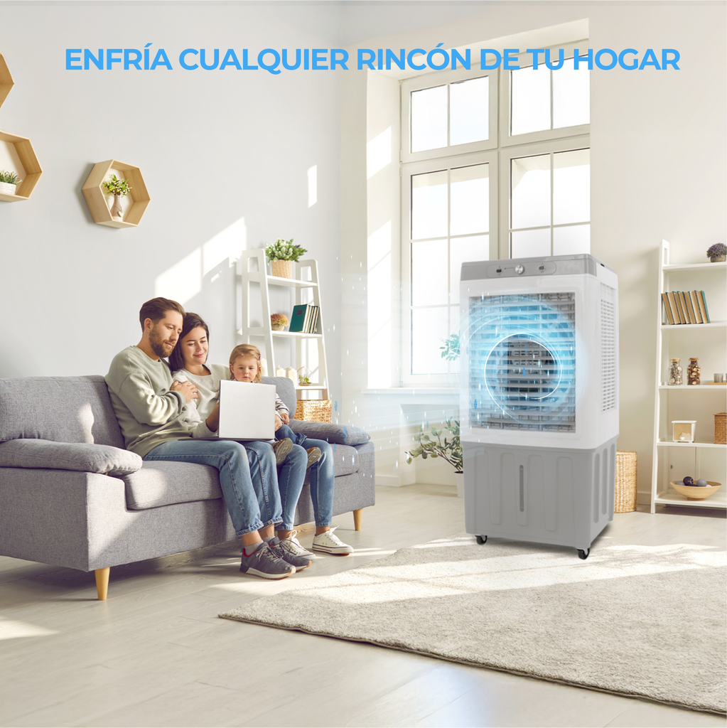 Enfriador De Aire Evaporativo Stuka Ventilador Cool Air 100l