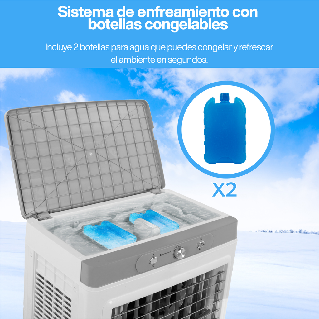Enfriador De Aire Evaporativo Stuka Ventilador Cool Air 100l
