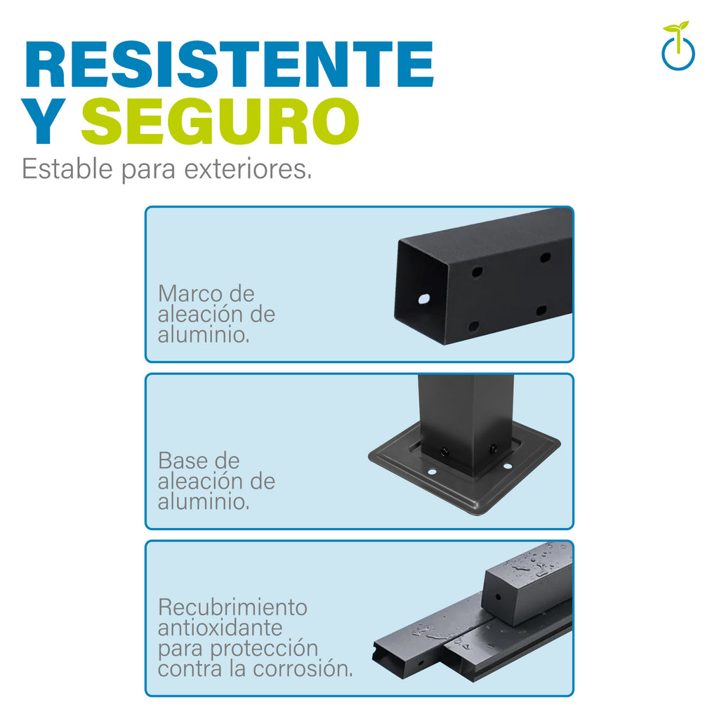 Toldo Pergola Onof Carpa Exterior Retractil Proteccion Uv