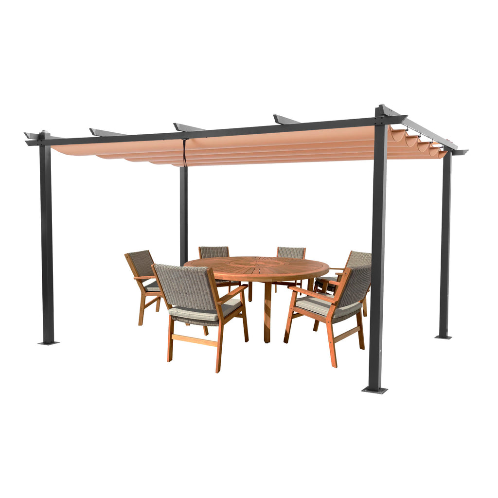Toldo Pergola Onof Carpa Exterior Retractil Proteccion Uv