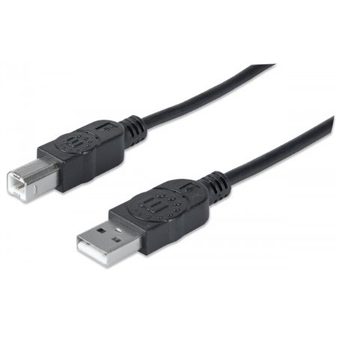 Manhattan 337779 Cable Usb V2.0 A B 5.0m Negro - ordena-com.myshopify.com