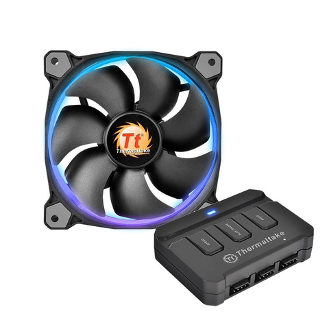 Ventilador Thermaltake Riing 12 LED RGB, 120mm, 800 - 1500RP