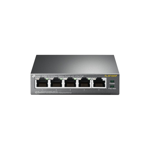 Tp Link Tl Sf1005 P Switch Metalico De Escritorio 5 Puertos 10 100 M No Admin.