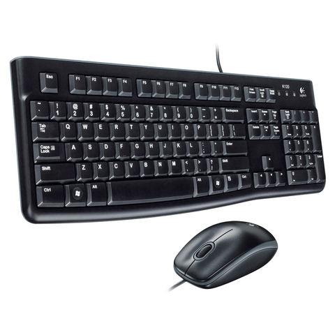 Logitech Mk120 Teclado Y Mouse Alámbrico Usb 920 004428