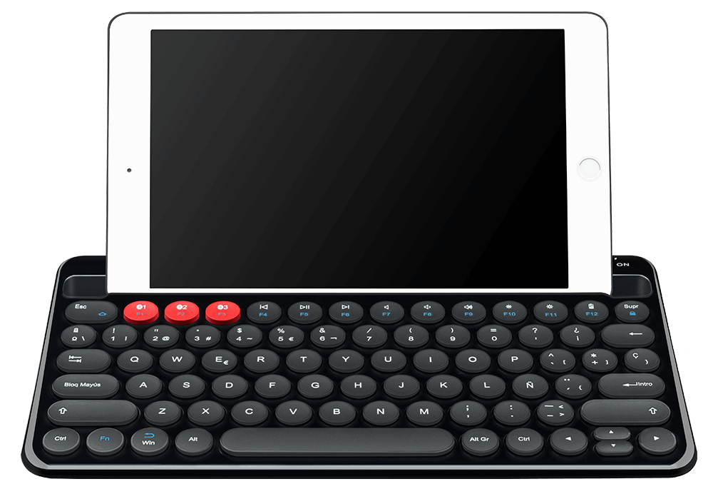 Teclado acteck inalambrico multidevice bt tablet/movilswitch