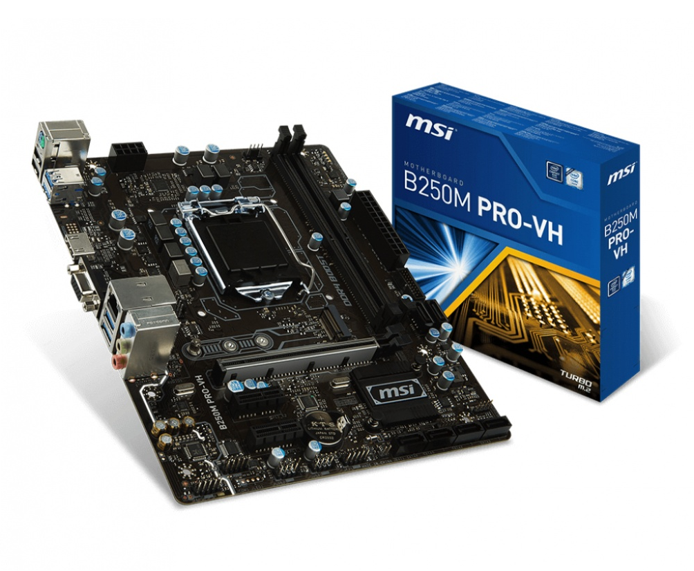 Msi Pro Vh Tarjeta Madre Micro Atx, S 1151, Intel B250