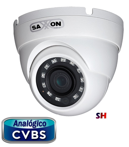 Saxxon Df2810 Tm Camara Domo Hdcvi 720 P Tvi Ahd Cvbs Lente Fijo 2.8 Mm Ir30 M - ordena-com.myshopify.com