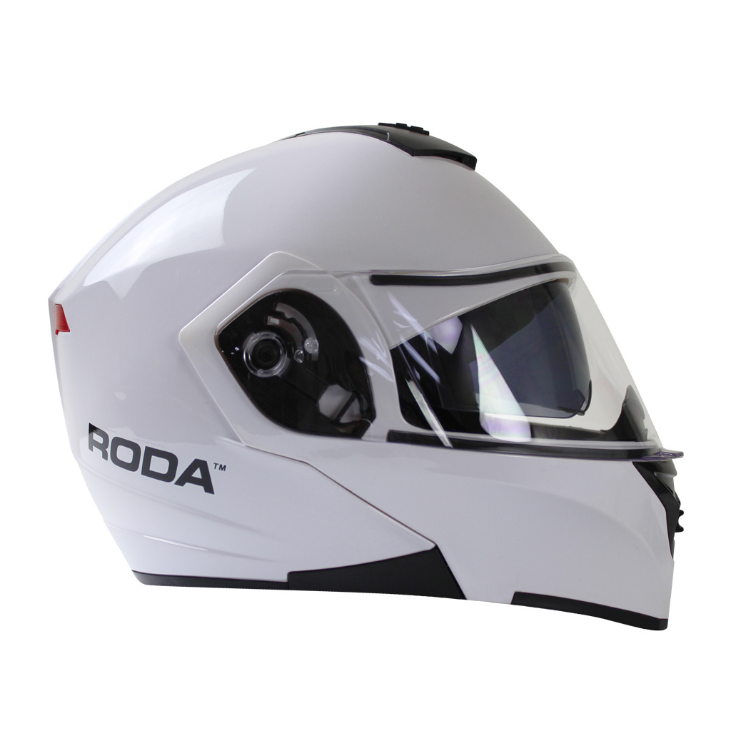 Casco Para Moto RODA Luminar c/LED Abatible Certificado DOT