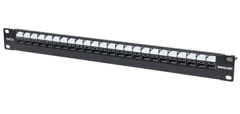 Locking 19 pulgCat6 Unshielded Patch Panel