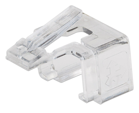 Plug Rj45 Clip De Repuesto Bote Con 50 Piezas Transparente