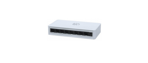 Manhattan 560702 Switch Gb 8 Ptos Ethernet Blanco