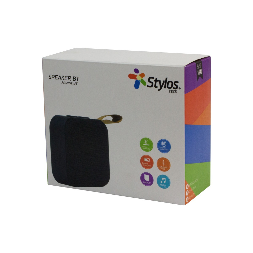 Stylos Stscux1 B Bocina Bluetooth 5 V Ios Android Color Negro - ordena-com.myshopify.com