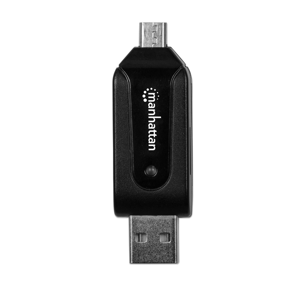 Manhattan 406215 Adaptador Otg Usb 2.0 A M Micro B M Mas Lector 24 En 1 - ordena-com.myshopify.com